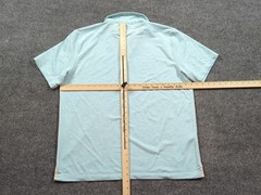 Tommy Bahama Shirt Mens Large Blue Stretch Casual Short Sleeve Polo Golf