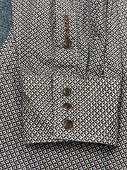 Stetson Mens Pearl Snap Shirt Size XL Long Sleeve Geometric Western Rode