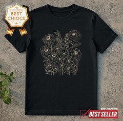 Flowers Autumn Vibes Unisex T-Shirt