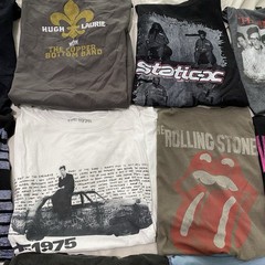 Rock Band Concert T-Shirt Lot of 20 Modern Pop Tour Music Tees Bundle Reseller