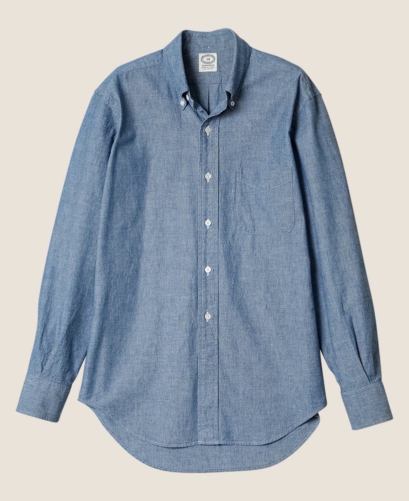 Kamakura Shirt VINTAGE IVY Shirt Chambray Men’s Size 14-17.5 Japan New