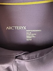 Arc’Teryx Skyline Purple Short Sleeve Performance Shirt Men’s Sz M