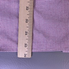 Paul Fredrick Dress Shirt Men’s 18.5 35 Purple White Micro Check Dobby Cotton