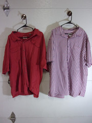 2 MENS 3XL SHORT SLEEVE SHIRTS-MULTI BRANDS, MULTI COLORS ..