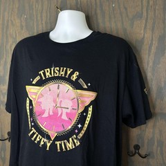 WWE Shirt Mens 2XL Black Trishy & Tiffy Time Trish Stratus Graphic Tee Wrestling
