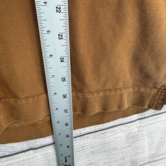 New Optimist Pocket T-Shirt Mens Size 4 Brown Recycled Organic Cotton Boxy Fit