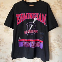 Vintage 90s Birmingham Black Barons Tee | Negro League Baseball | L/XL