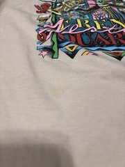 New Orleans French Quarter Festival Cartoon Chef Vintage 90s tee Size XL