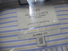Hawes Curtis Warwick Classic Fit Multi Stripe Single Cuff Button Shirt | 20-38