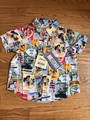 RSVLTS Disney Donald Duck 90th Big Screen Billing Button-Up 2T NWT