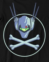 ROBOTECH MACROSS GHOST X GHOST SKULL LEADER TSHIRT SIZE XL NWT
