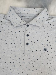 Travis Mathew Performance Coffee House Grey Polo Shirt Men’s Size 2XL New