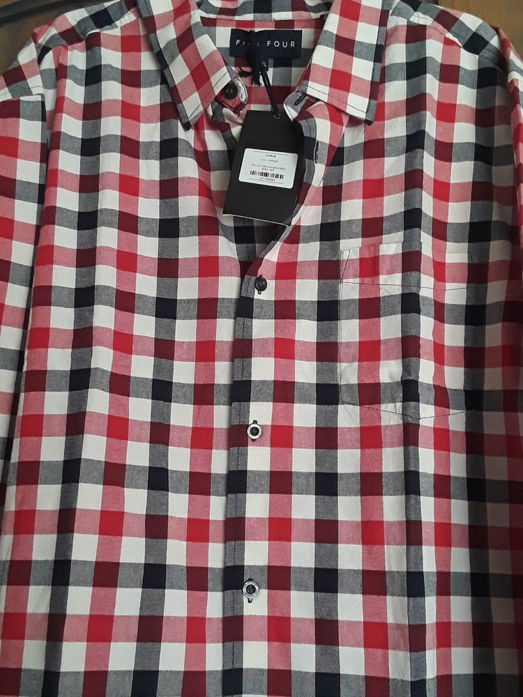 Five Four Mens Long Sleeve Button Down Shirt 2XL NWT
