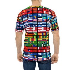 Flags of the Countries of the World, International Men’s all-over Shirt