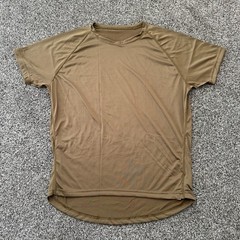 Sekri US Military PCU Level 1 T-Shirt Coyote Brown USA Made Base Layer Medium