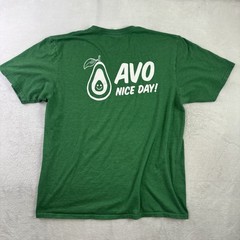 Port Authority Sprout’s Farmers Market Avo Nice Day Green SS Graphic Shirt Men L