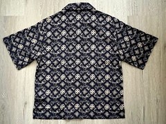 Authentic Louis Vuitton Monogram Short-Sleeved Silk Shirt Size S