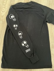 Disney Tim Burton’s The Nightmare Before Christmas black t-shirt men Sz S L/S