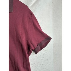 Hugo Boss H-Parlay 431 Mens XXL Burgundy Ribbed Short Sleeve Polo Shirt