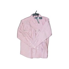 Blue Generation Regular Fit Pink Solid Dress Shirt XL Long Sleeve Button-Down