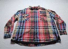 Parish Nation Men’s Standing Strong Button Down Shirt JL3 Multicolor Size 3XL