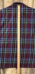 Vintage 90s Quilt Lined Plaid Tarleton Flannel Shirt Jacket Pockets Mens Medium