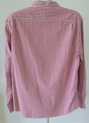Goodthreads Slim Fit Gingham Button-Down Shirt – Red/White – Size XL