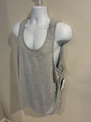 ATHLETIC WORKS MENS LIGHT GREY HEATHER TRI-BLEND TANK SIZE XL NEW WITH TAGS