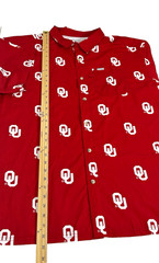 Columbia Ohio University Red Fishing Shirt Size XXL Button Up Short Sleeve