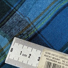 Vtg Pendleton Wool Topster Shacket Blazer Blazer Blue Tartan Plaid Men L Flannel
