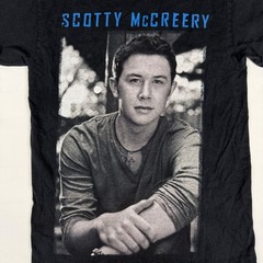 Scotty McCreery On Tour Graphic Shirt Black Small Hanes ComfortSoft Concert Tee
