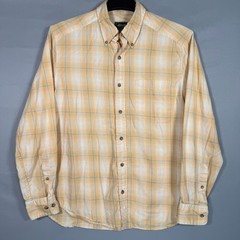 Eddie Bauer Men’s Button-Down Long Sleeve Shirt Medium 100% BaumWolle Soft