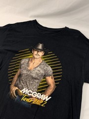 TIM McGRAW 2022 TOUR T – Shirt Adult Large Cotton Country Music