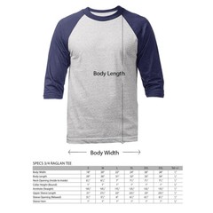 Funny Chicken F-CAW-F Humor Farm Animal Humorous 3/4 Sleeve Raglan