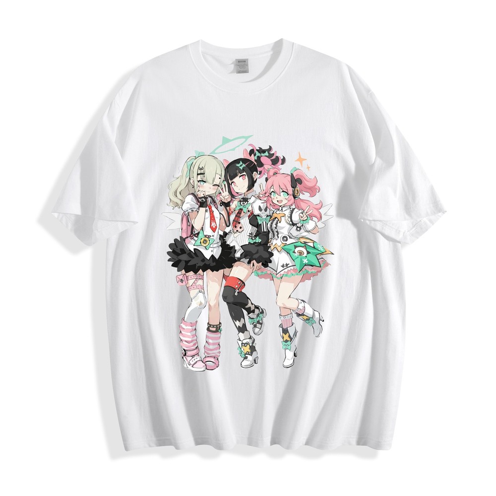Zenless Zone Zero Delusional Angels Trio Tee – Anby Idol Group Anime T-Shirt