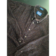 Pendleton Men’s XL Corduroy Button Down Paisley Print Academia Office Casual Y2K