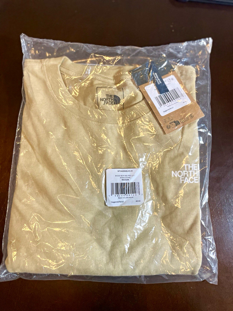 The North Face: Men’s Evolution Box NSE Regular Long-Sleeve T-Shirt