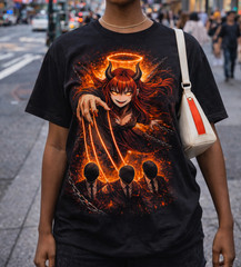 Chainsaw Devil Tee –Makima “YOU BELONG TO ME” Oversized Anime Streetwear Tee