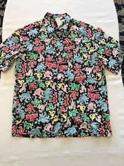 KEITH HARING Short SleevE Button Down Shirt NEW S, M, L,XL, XXL NEW WITH TAG NWT