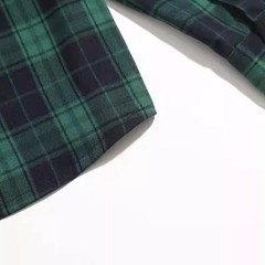 Casual Wear Casual Plaid Shirts Men’s Long Sleeve Shirt Green Variation