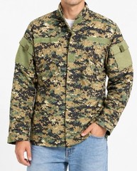 All Weather Coat US Combat Field Jacket Digital Woodland Camo XL