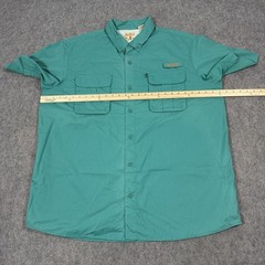 RedHead Lightweight Button-Down Outdoor Casual Shirt Men’s Size 2XL Teal Green