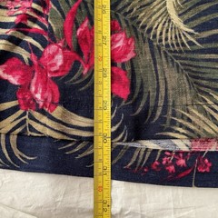 Caribbean Silk Blend Hawaiian Shirt Men 2XB Big Blue Camp Cruise Resort Tropical