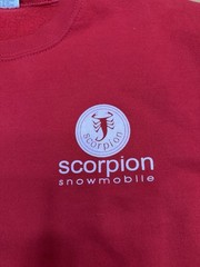 Vintage Scorpion Snowmobile Clothing Lot – T-shirt, Sweatshirt, & Ball cap
