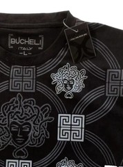 Men’s Bucheli Cotton T Shirt,Italian Style,Slim Fit,Stretch L 2XL….A20.A