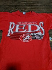 Cincinnati Reds MLB Baseball 1991 M Red T-shirt Size Medium