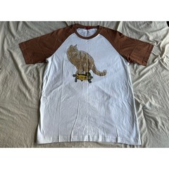 Taxi Cat Japanese Taxi 2 Tone T-Shirt Size 2XL