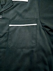 Sivle Daddy – O Black White Button Down Shirt Gas Graphics Small
