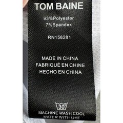 Tom Baine Performance Collection Men XL 17-17.5 XL Slim Fit Shirt Dress Blue EUC