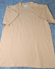 Shaka Wear Super Max Heavy T-Shirt Men’s Large Tan 100% Cotton Heavyweight EUC